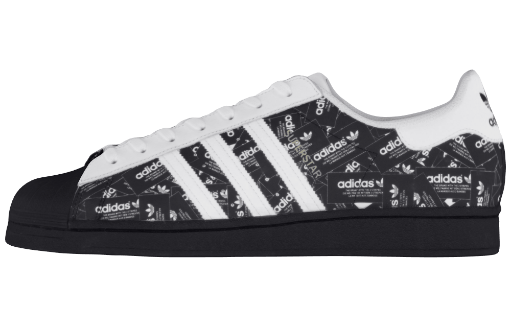 Кроссовки Adidas Originals Superstar Black/Shiny White