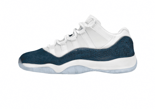 Кроссовки Jordan 11 Retro Low Snake Navy GS
