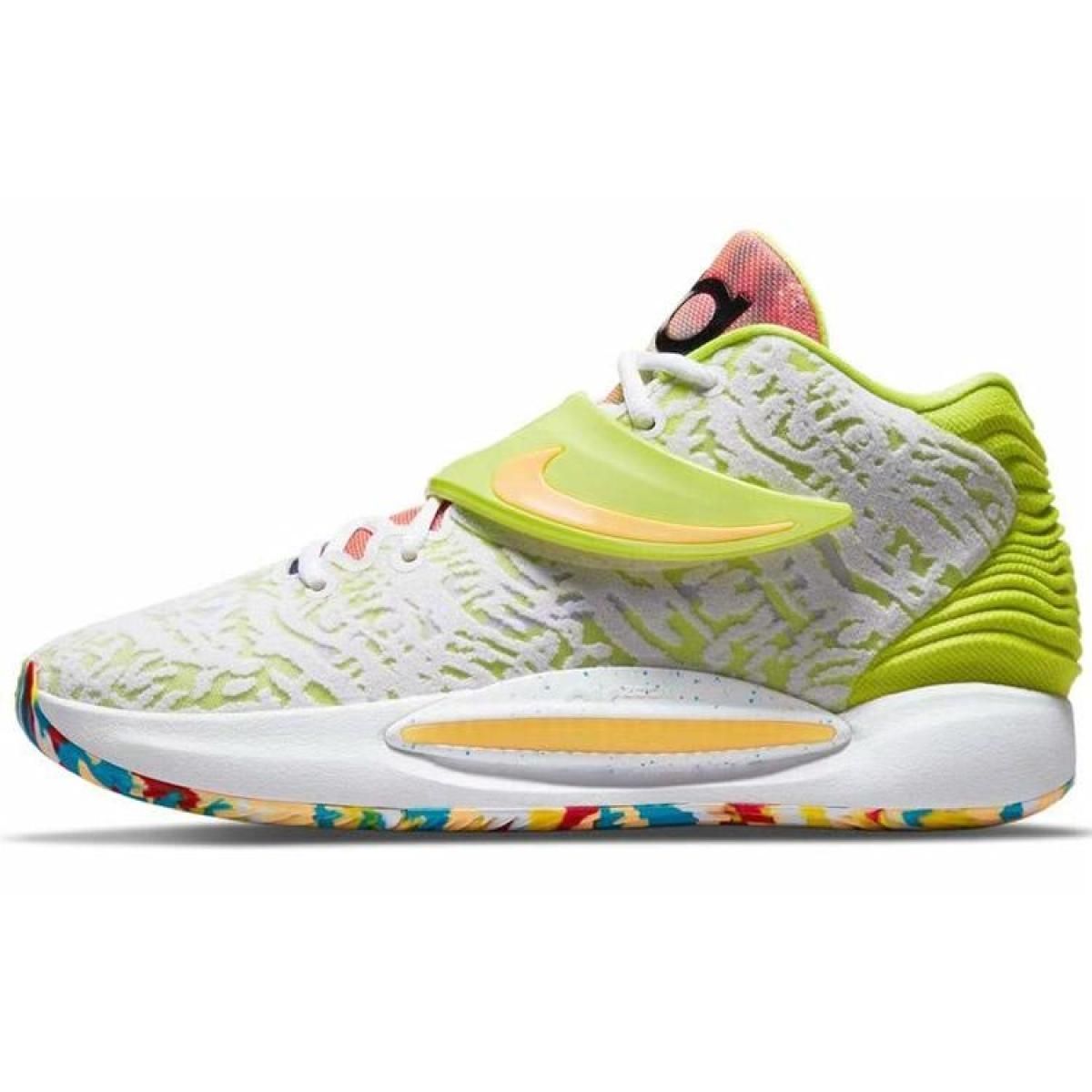 Кроссовки Nike KD 14 Cyber White/Lime/Green