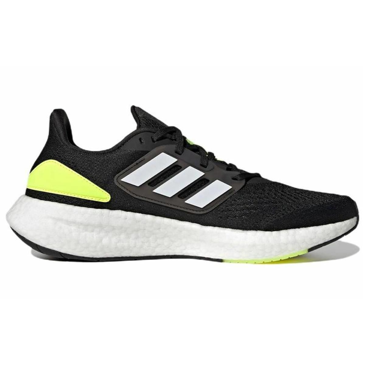 Мужские кроссовки Adidas Pureboost 22 Running Black/Yellow