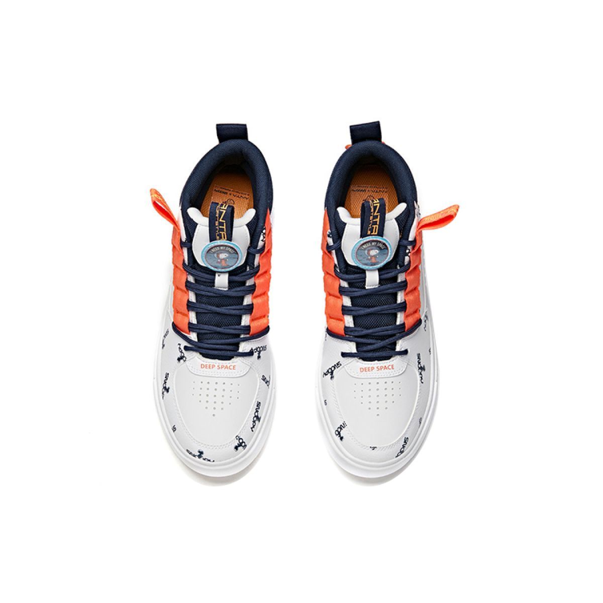 Мужские кроссовки Anta x Snoopy High White/Blue/Orange