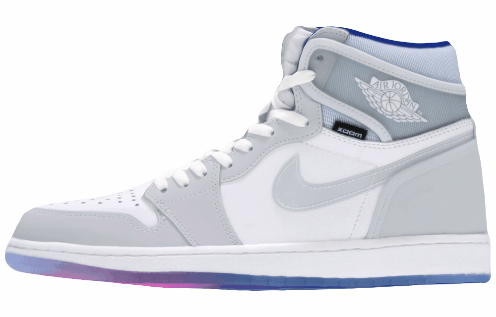Кроссовки Air Jordan 1 Retro High White/Racer Blue
