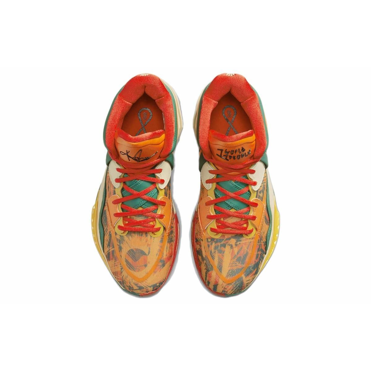 Кроссовки Nike Kyrie 8 Infinity One World One People Orange/Green