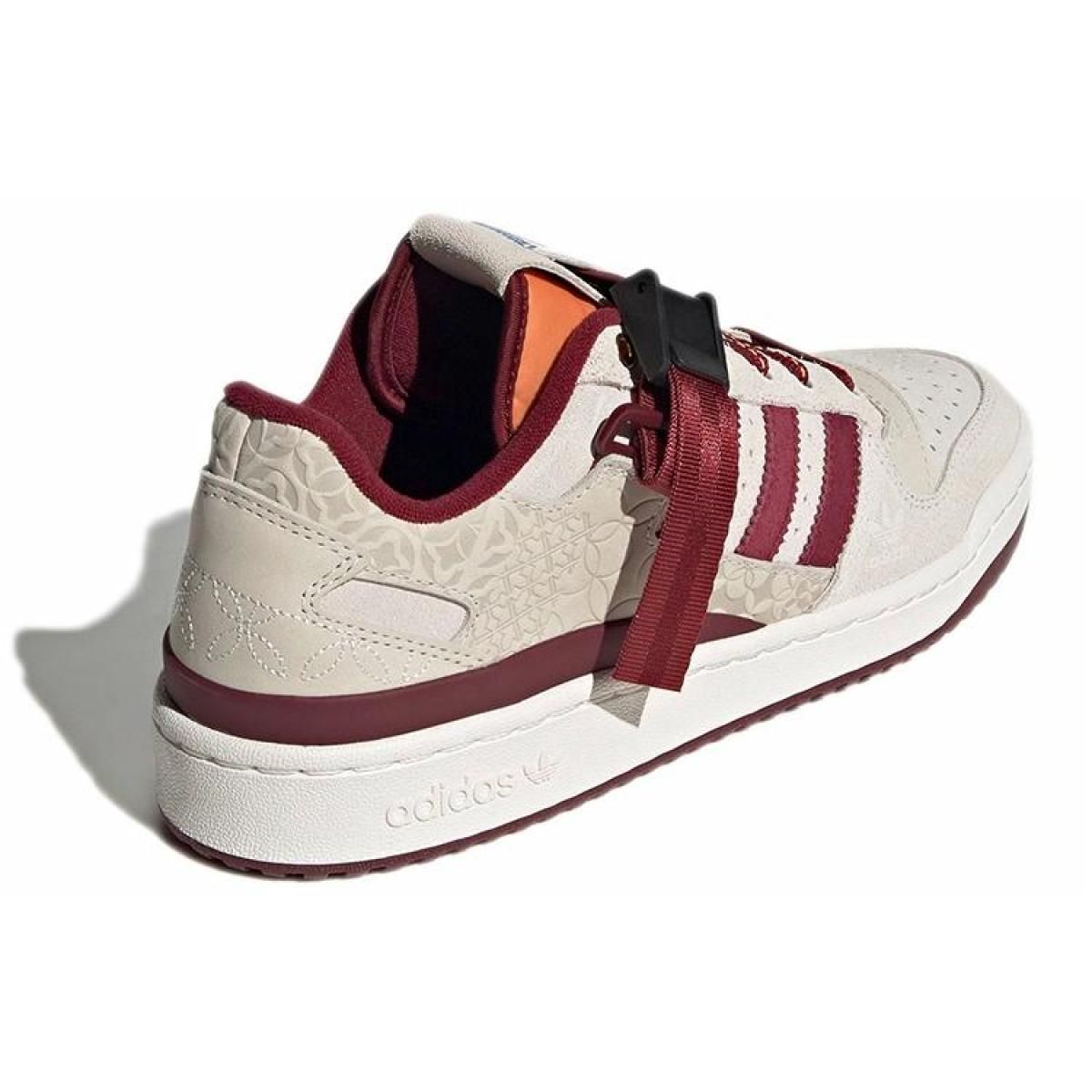 Кроссовки Adidas Originals Forum Low Cream/Red