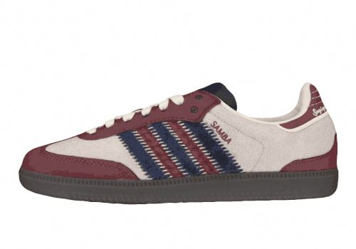 Кроссовки Adidas Originals Samba OG Beige/Red/Blue