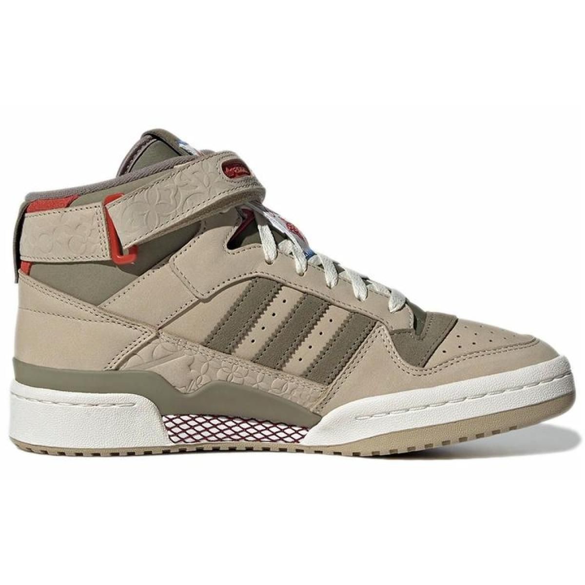 Кроссовки Adidas Originals Forum Mid Light Brown