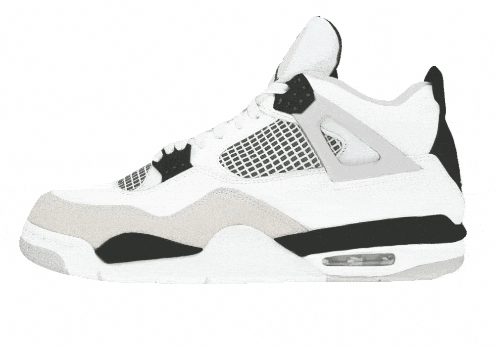 Кроссовки Air Jordan 4 Military High Black