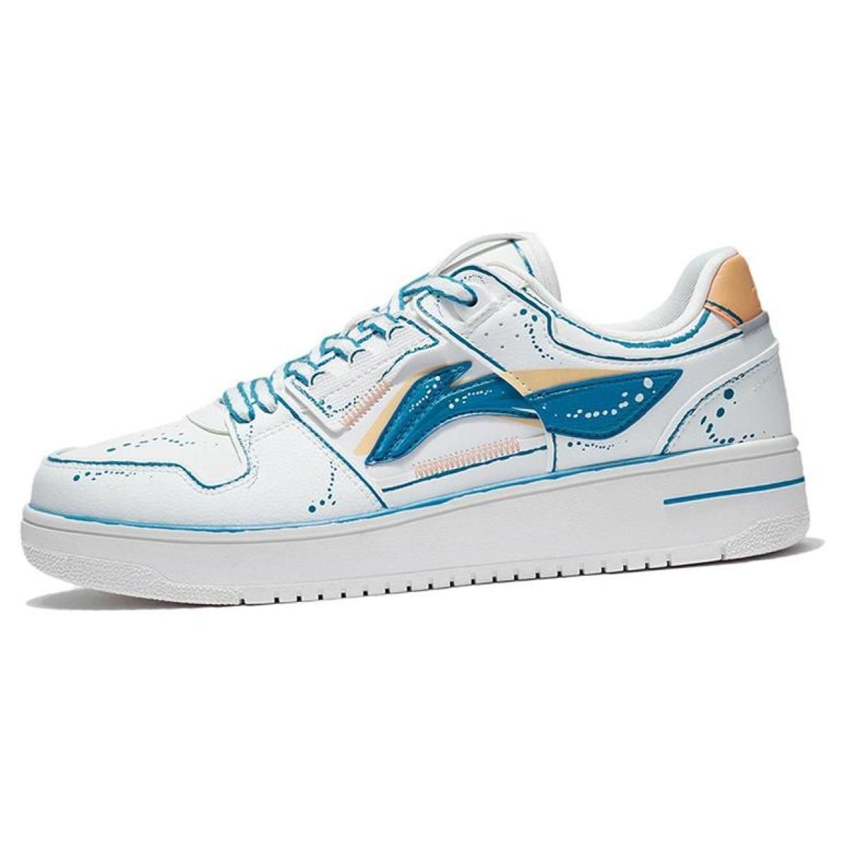 Мужские кроссовки LiNing Tianji Series Mist White/Deep Jade Blue
