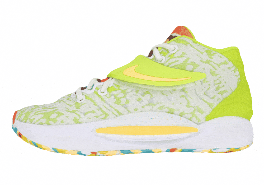 Кроссовки Nike KD 14 Cyber White/Lime/Green