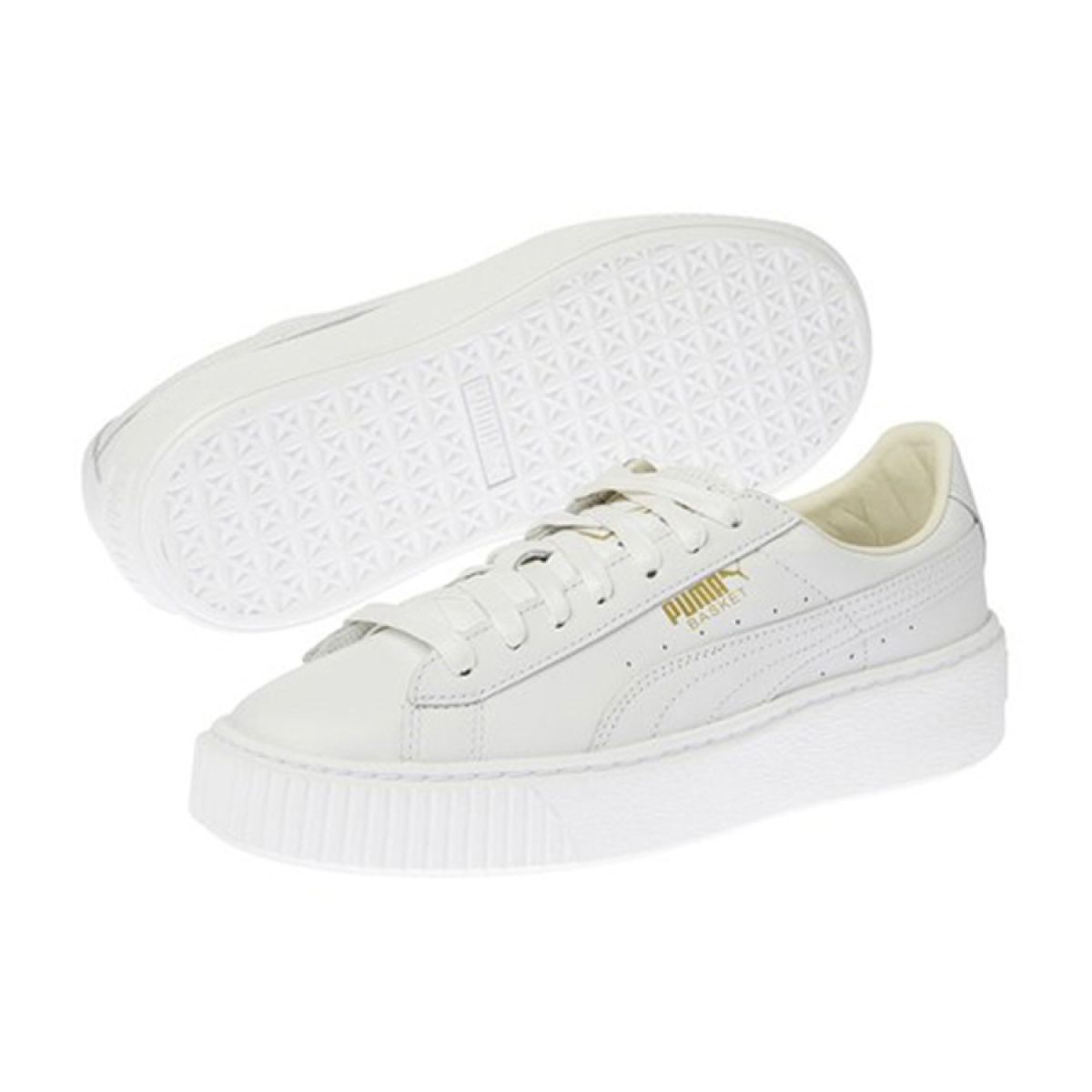 Женские кроссовки Fenty Beauty х Puma Basket Platform Core White