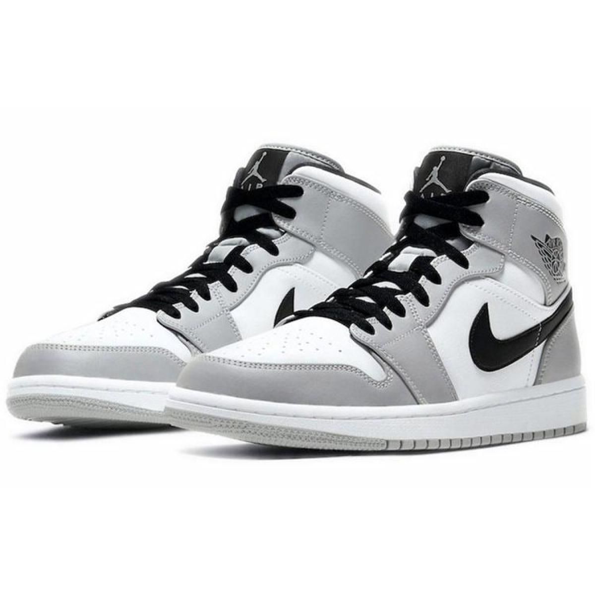 Мужские кроссовки Air Jordan 1 Mid "Light Smoke Grey"
