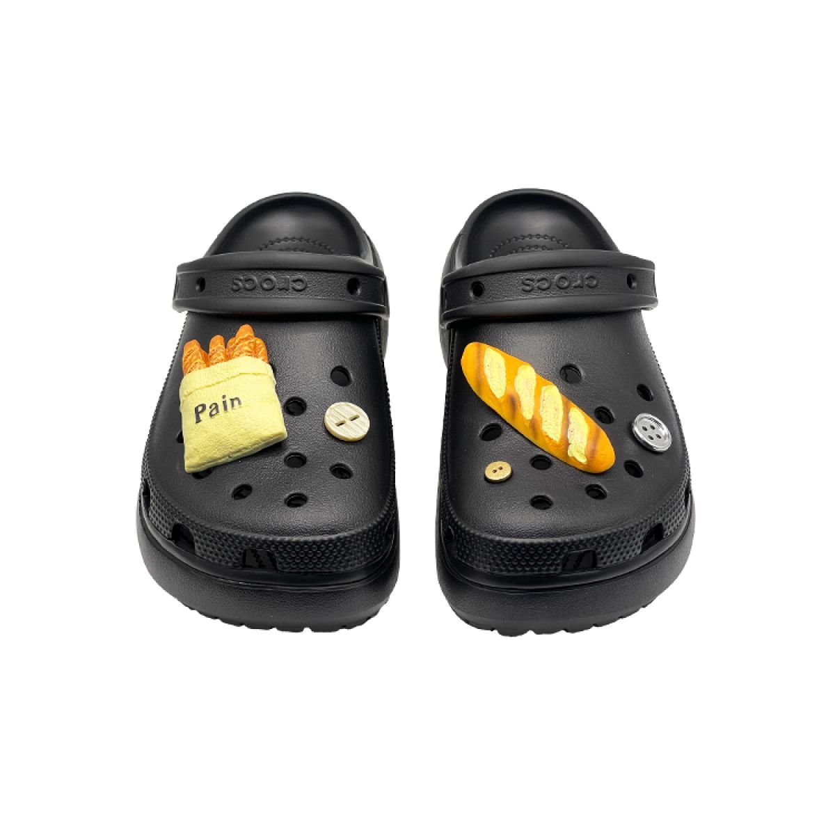 Женские Crocs Classic Platform Clog 4 cm Black