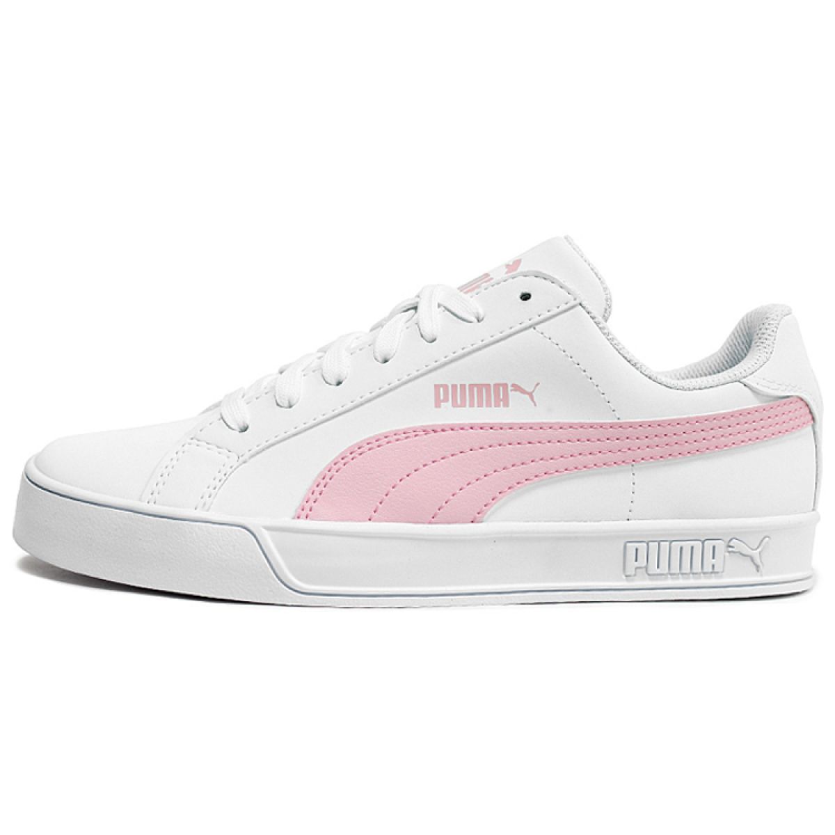 Женские кеды Puma Smash White/Pink