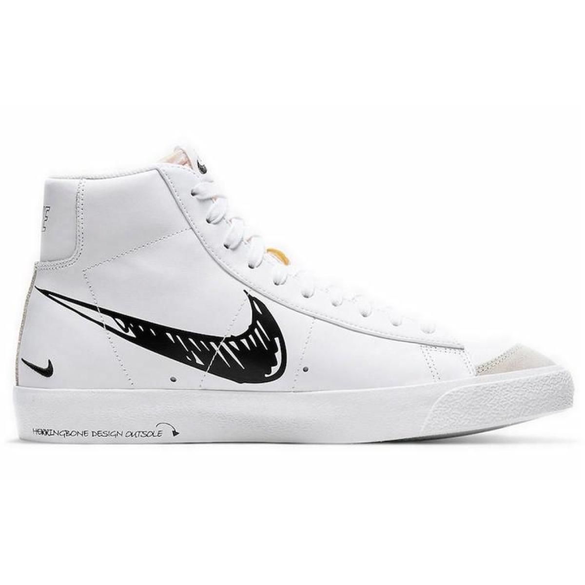 Кеды Nike Blazer Mid '77 "Sketch Pack" White