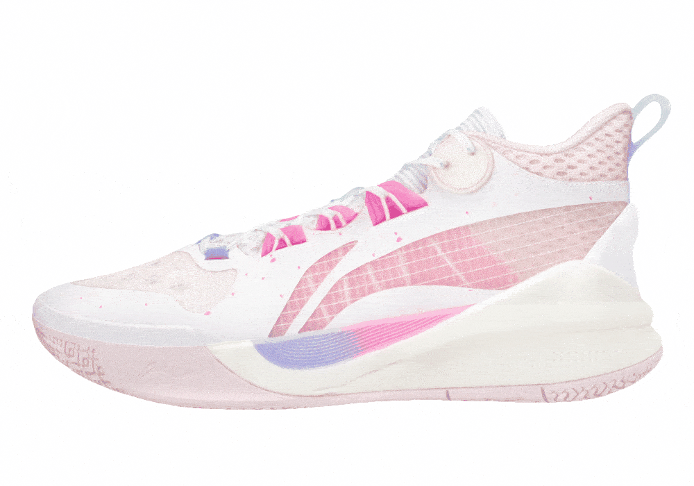 Мужские кроссовки LiNing Sonic 10  White/Pink