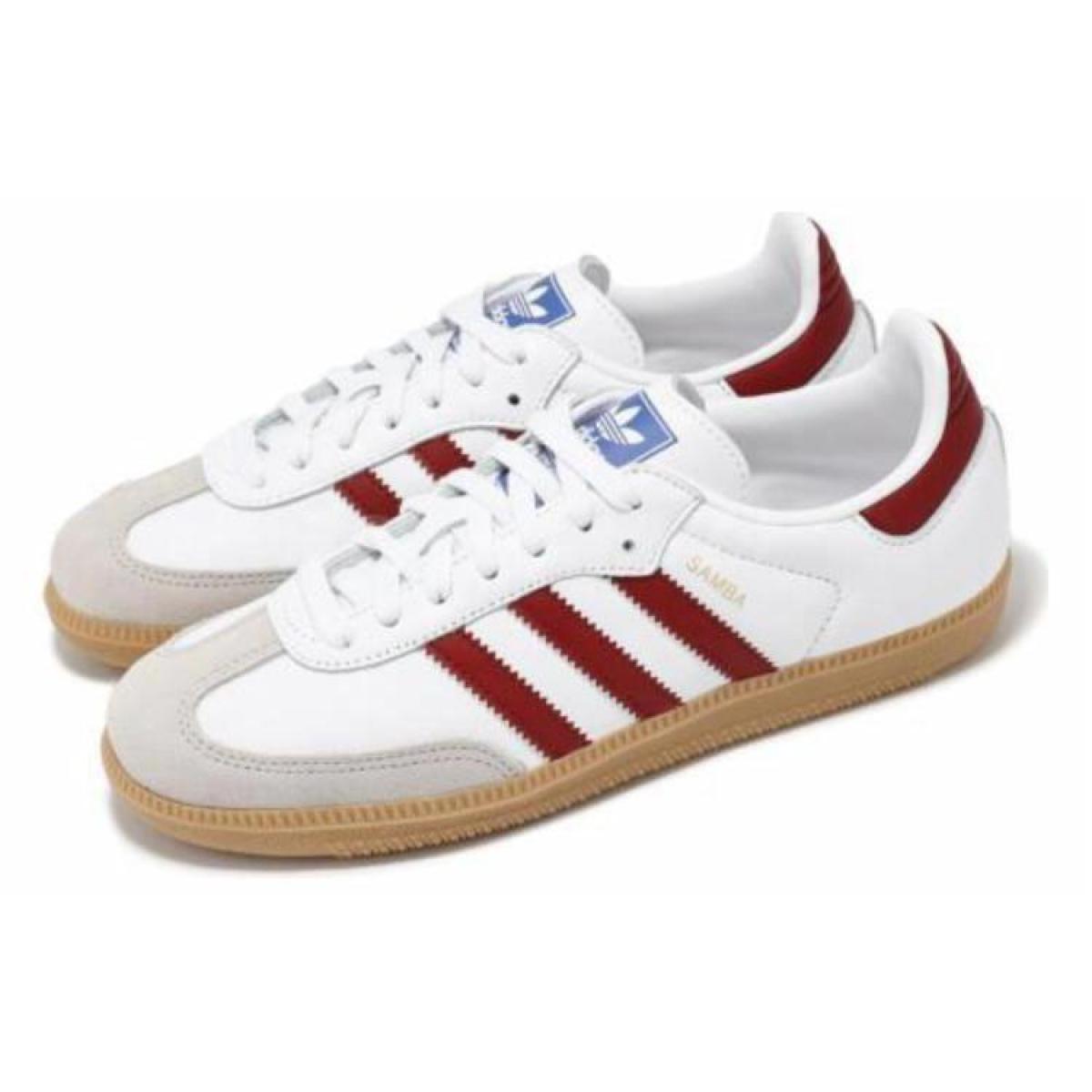 Кроссовки Adidas Originals Samba OG White/Red