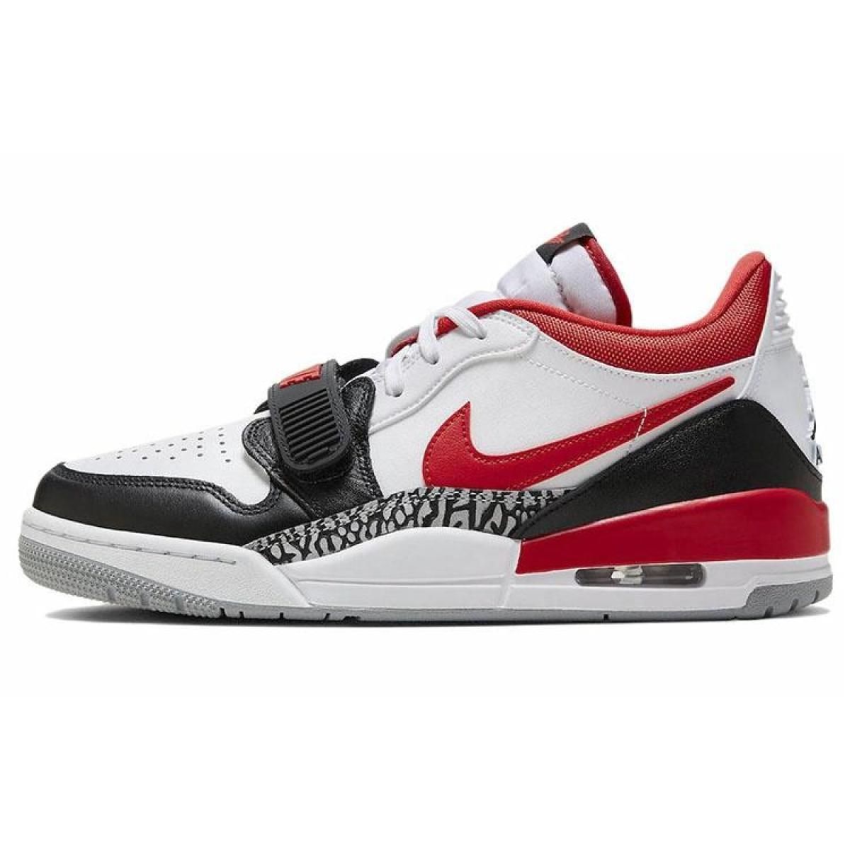 Мужские кроссовки Air Jordan Legacy 312 Low "bulls" White/Red/Blac