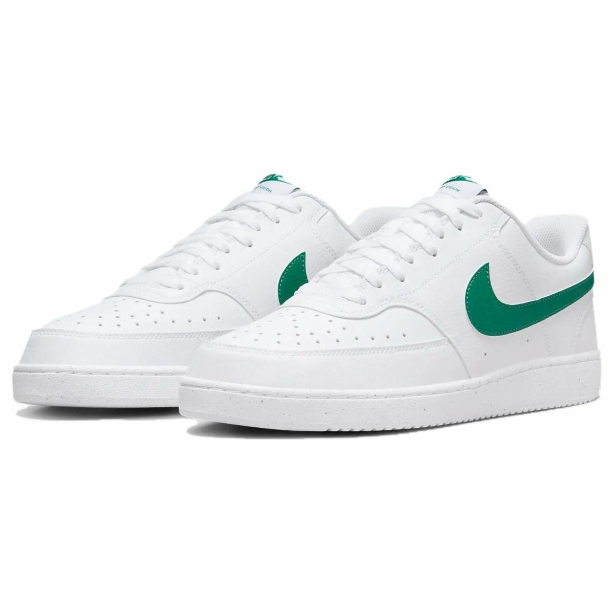 Мужские кеды Nike Court Vision 1 Low Nex Nature White/Green