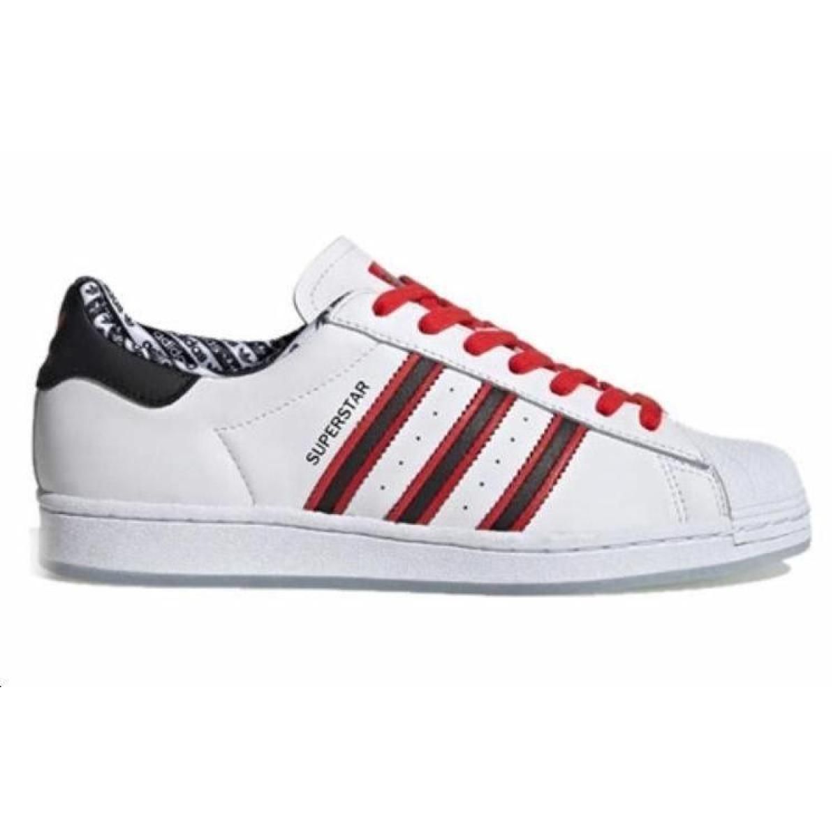 Кеды Adidas Originals Superstar White/Red