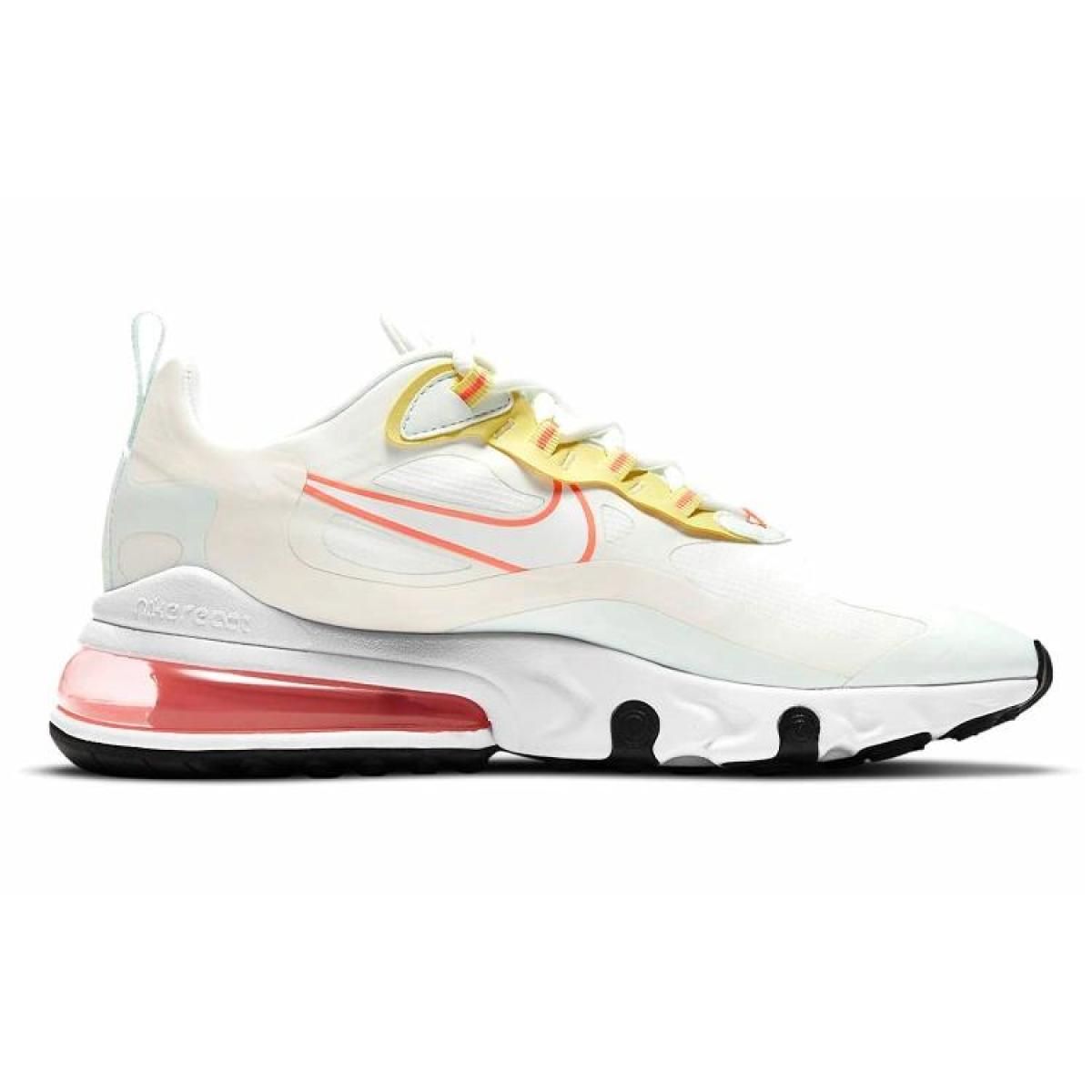 Женские кроссовки Nike Air Max 270 White/Yellow/Pink