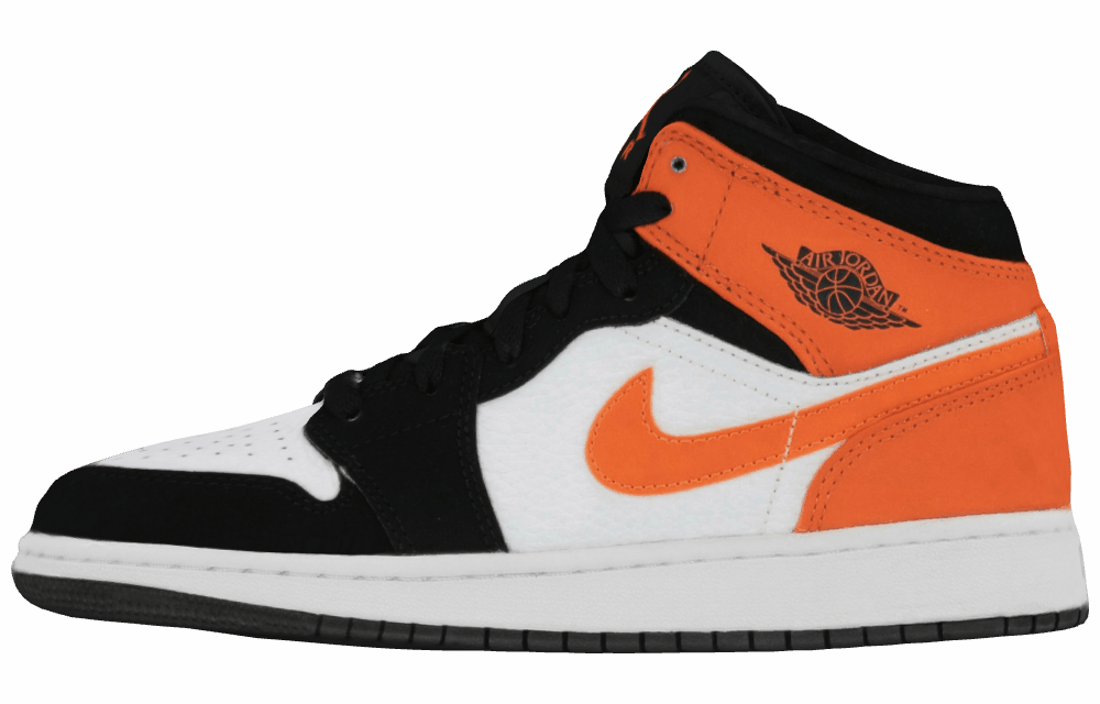 Подростковые кроссовки Air Jordan 1 Mid Shattered Backboard GS
