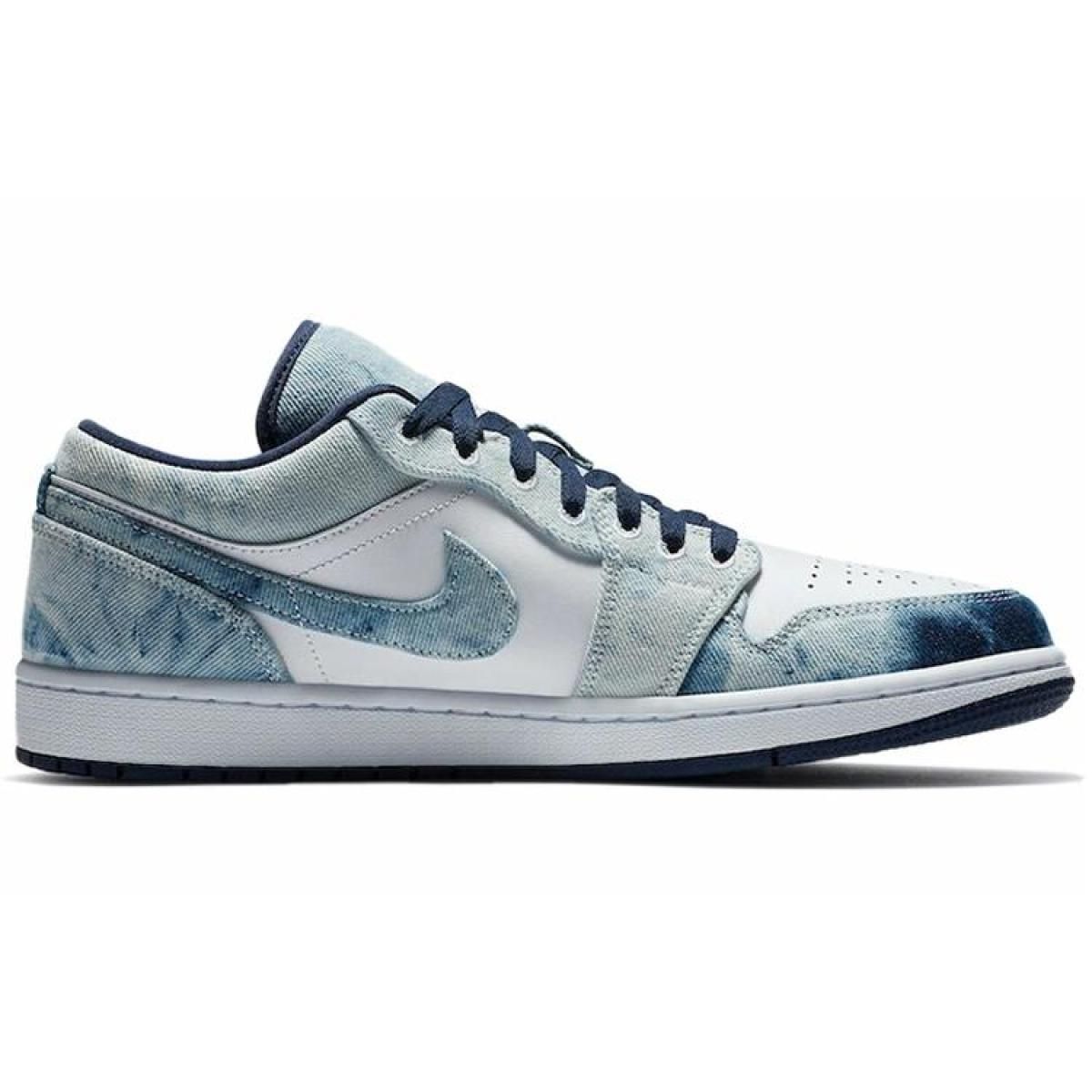 Мужские кроссовки Air Jordan 1 Low SE  Washed Denim