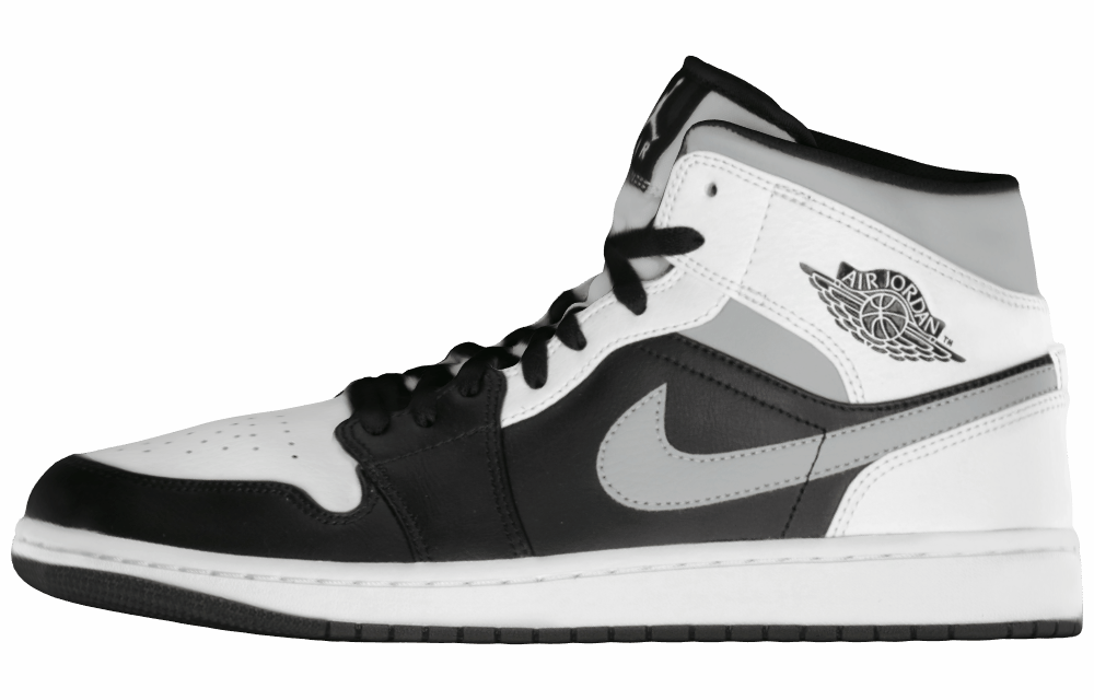 Мужские кроссовки Air Jordan 1 Mid "White Shadow"