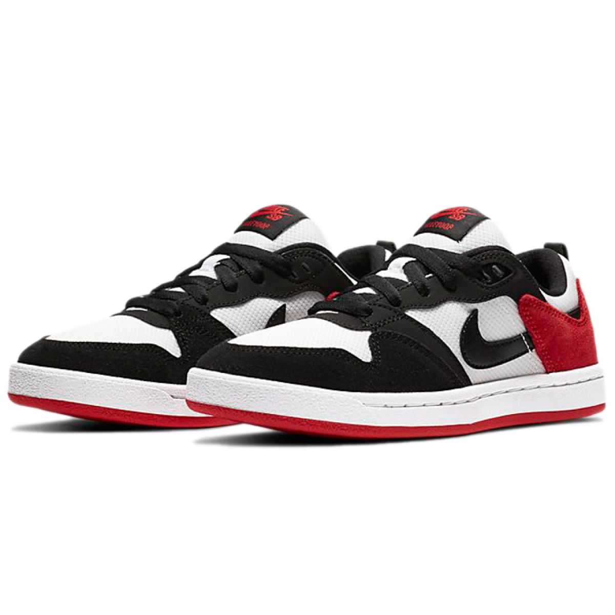 Подростковые кроссовки Nike SB Alleyoop Black/White/Red GS