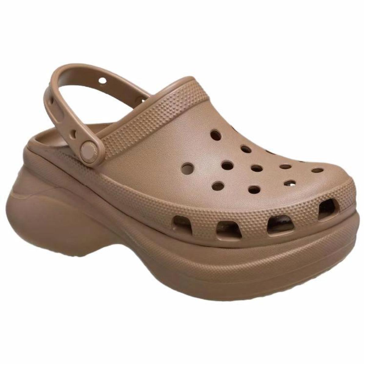 Женские сабо Crocs Bae Clog 6 cm Brown
