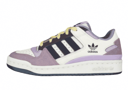 Женские кроссовки Adidas Originals Forum Low CL White/Purple