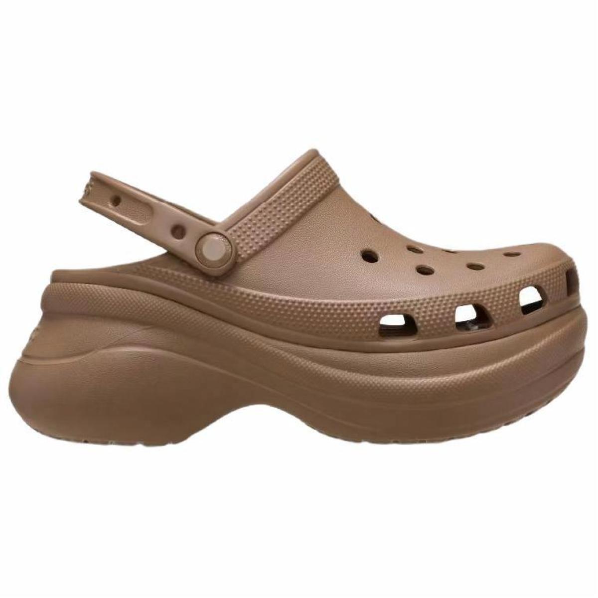 Женские сабо Crocs Bae Clog 6 cm Brown