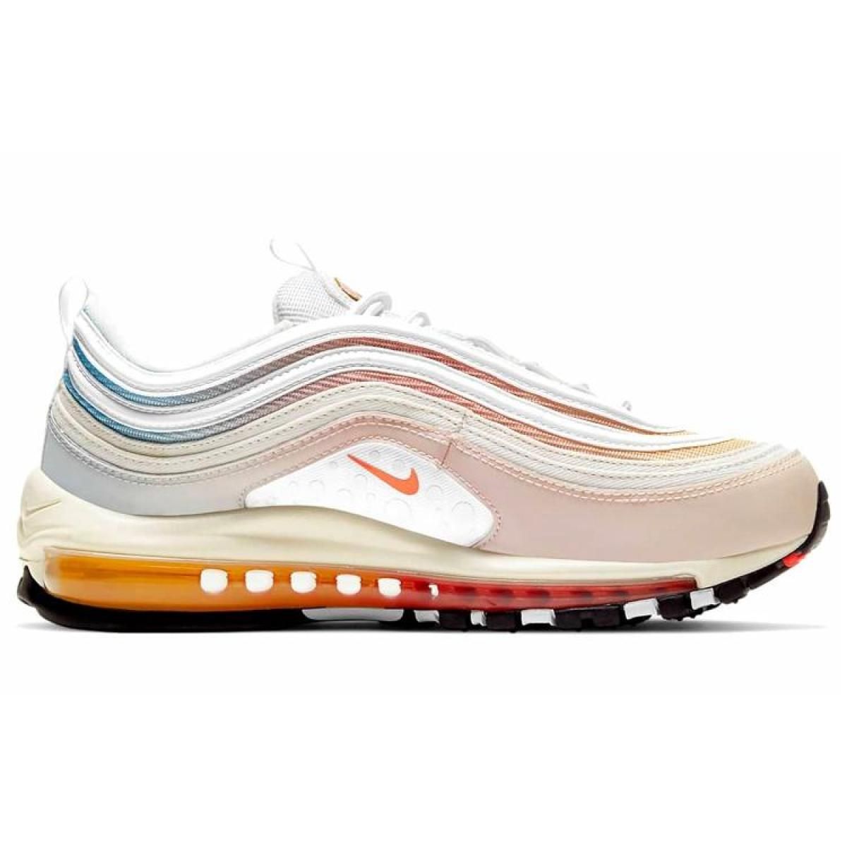 Женские кроссовки Nike Air Max 97 Cream White/Rainbow Gradient