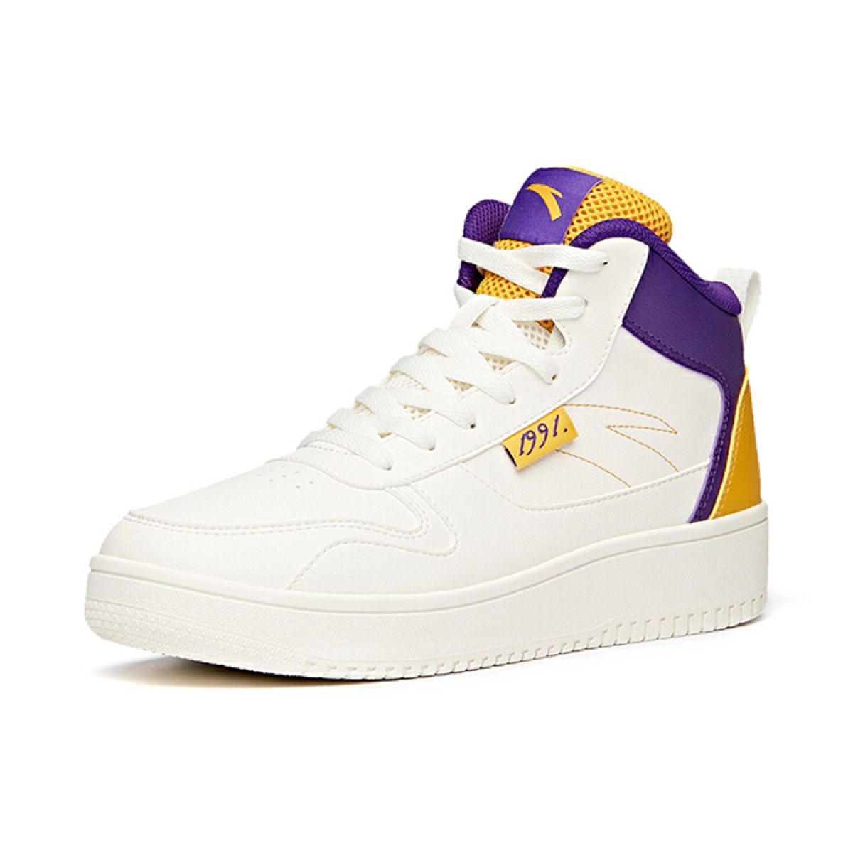 Мужские кроссовки Anta Ivory White/Iridescent Purple/Ginger Yellow