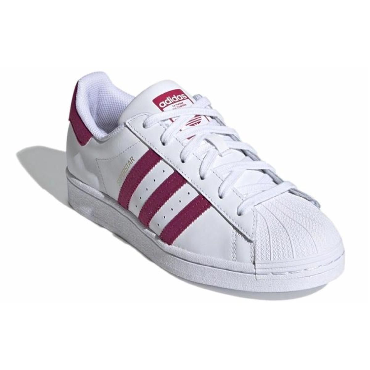 Женские Кеды Adidas Originals Superstar White/Red