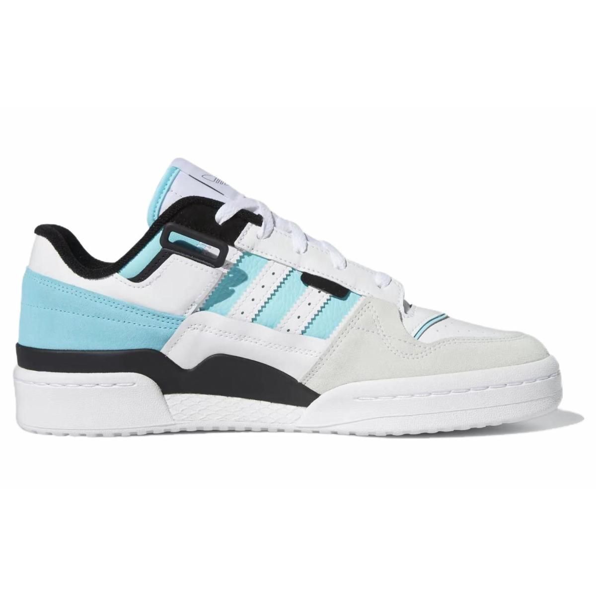 Кроссовки Adidas Originals Forum Exhibit Low White/Black/Light Blue
