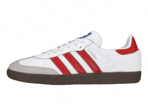 Кроссовки Adidas Originals SAMBA OG White/Red