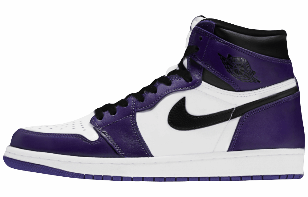 Кроссовки Air Jordan 1 Retro High Purple White