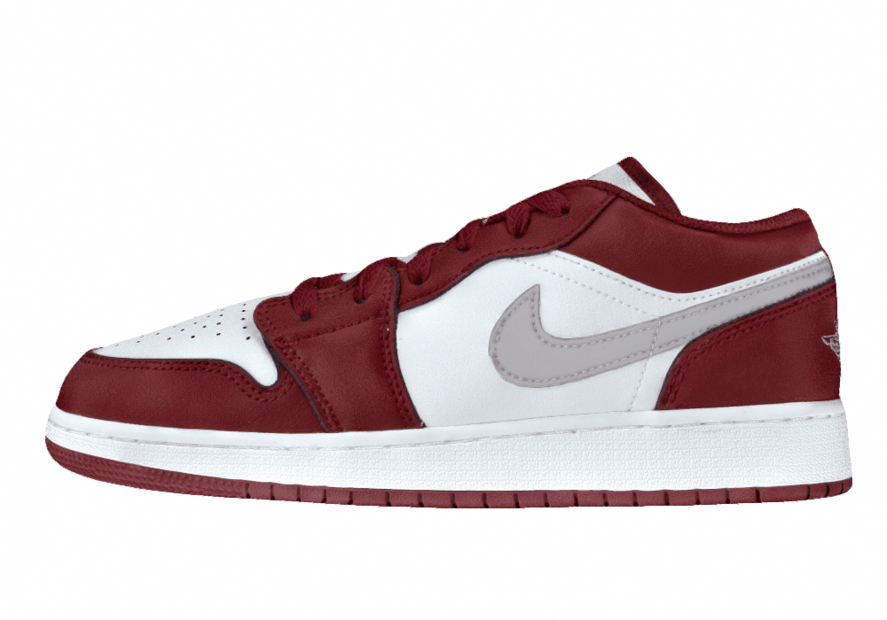 Подростковые кроссовки Jordan 1 Low Bordeaux GS
