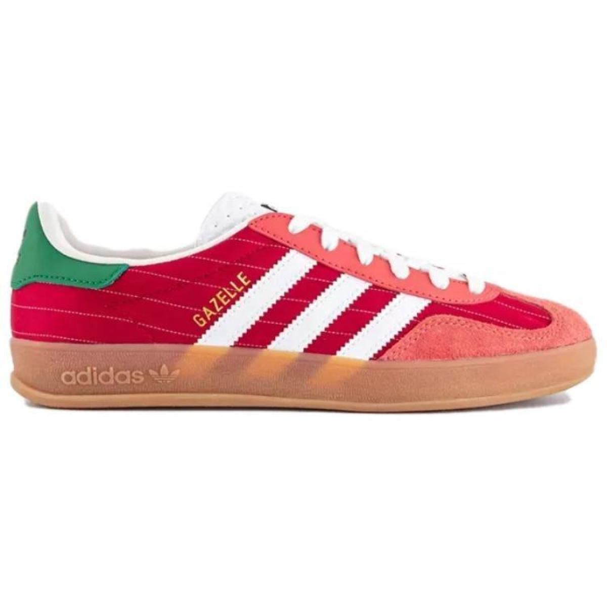 Кроссовки Adidas Originals Gazelle Indoor Red/White/Green