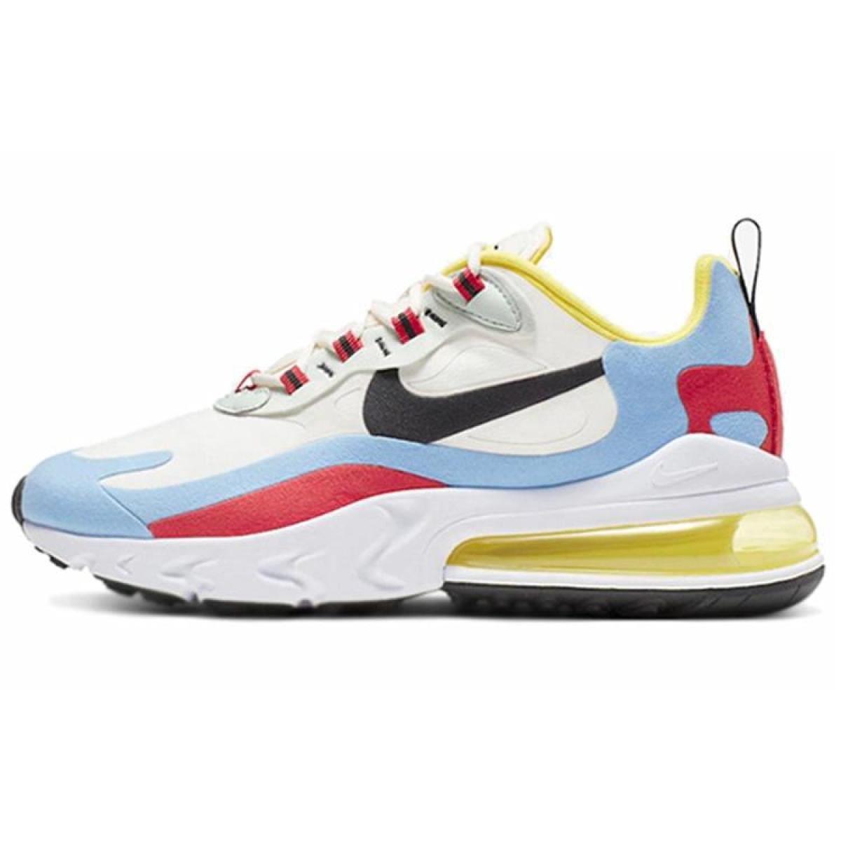Женские кроссовки Nike Air Max 270 React Red/Yellow/Blue