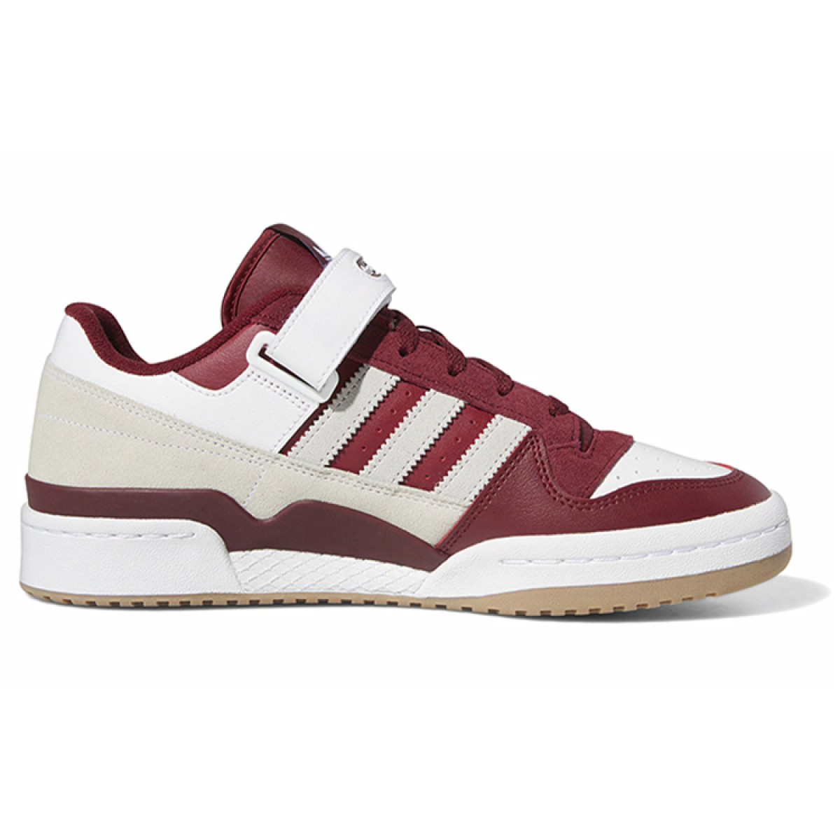 Кроссовки Adidas Originals Forum Low White/Burgundy