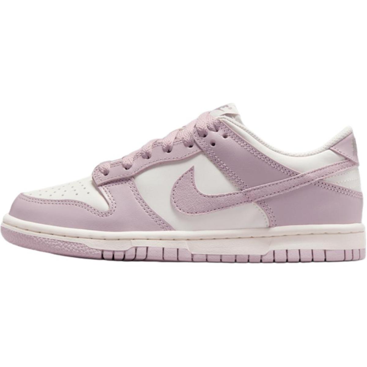 Подростковые кроссовки Nike Dunk Low Pink/White GS