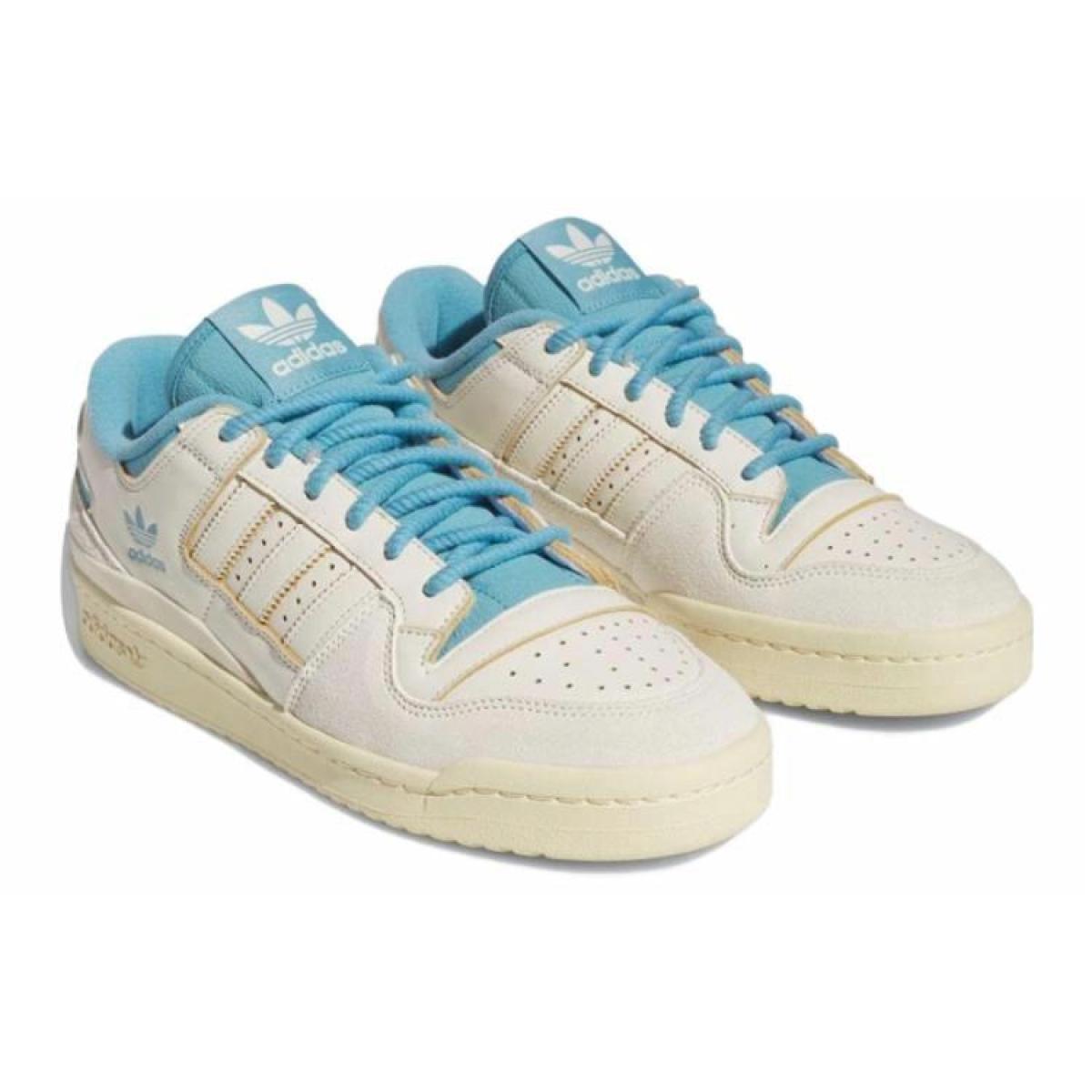 Кроссовки Adidas originals Forum 84 Low Classic White/Light Blue GS