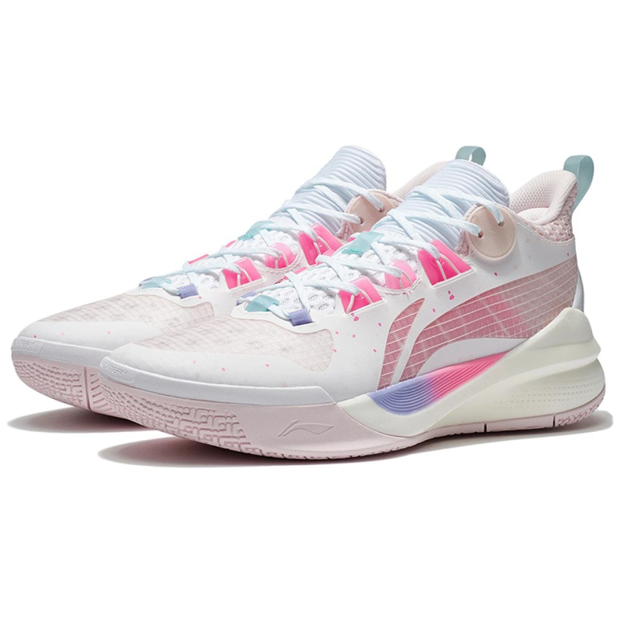 Мужские кроссовки LiNing Sonic 10  White/Pink
