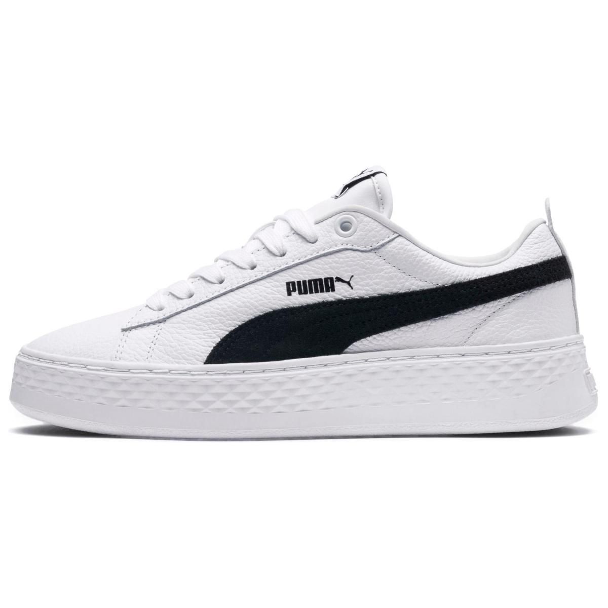Женские кроссовки PUMA Smash Platform L White/Black