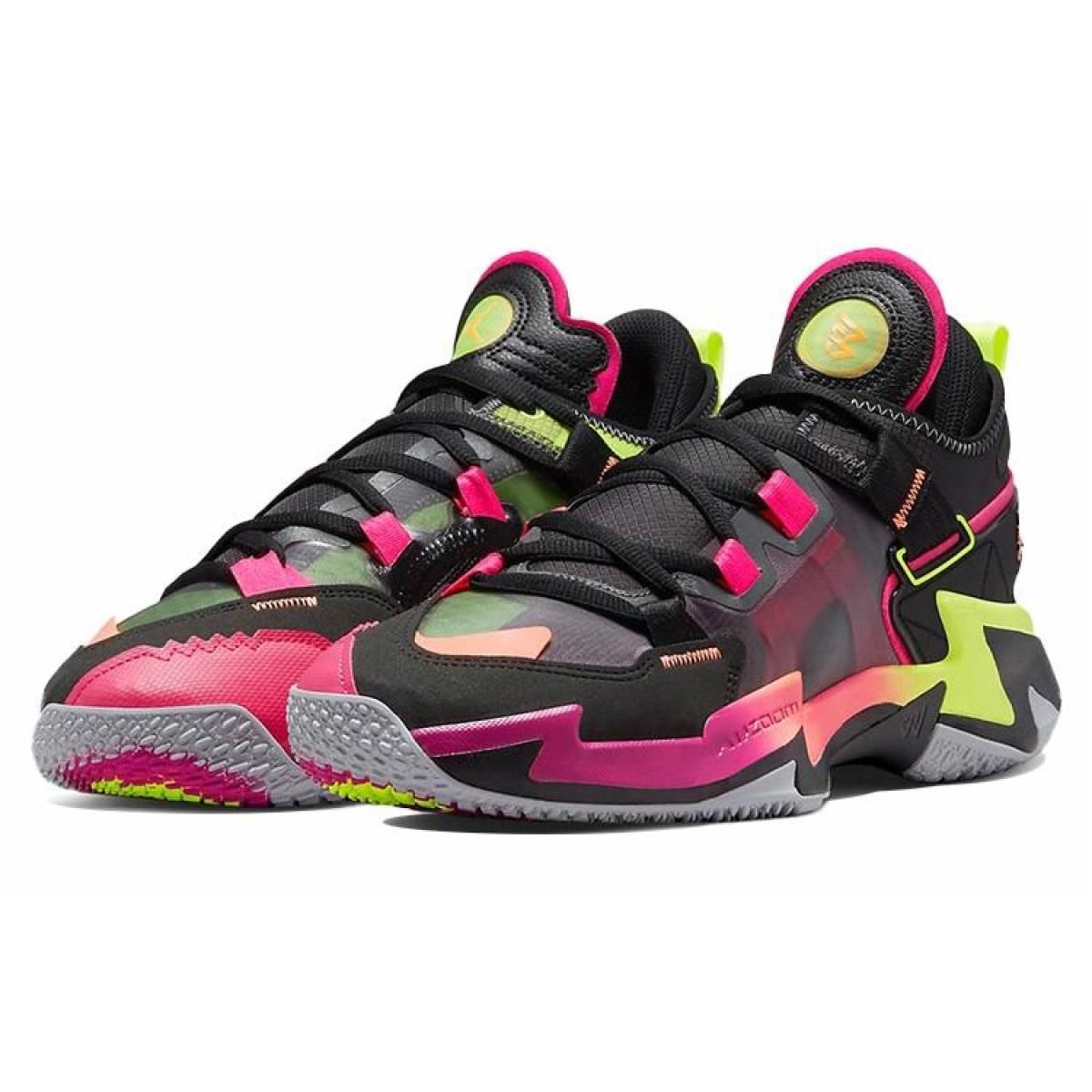 Мужские кроссовки Air Jordan Why Not.5 PF Black/Yellow/Pink