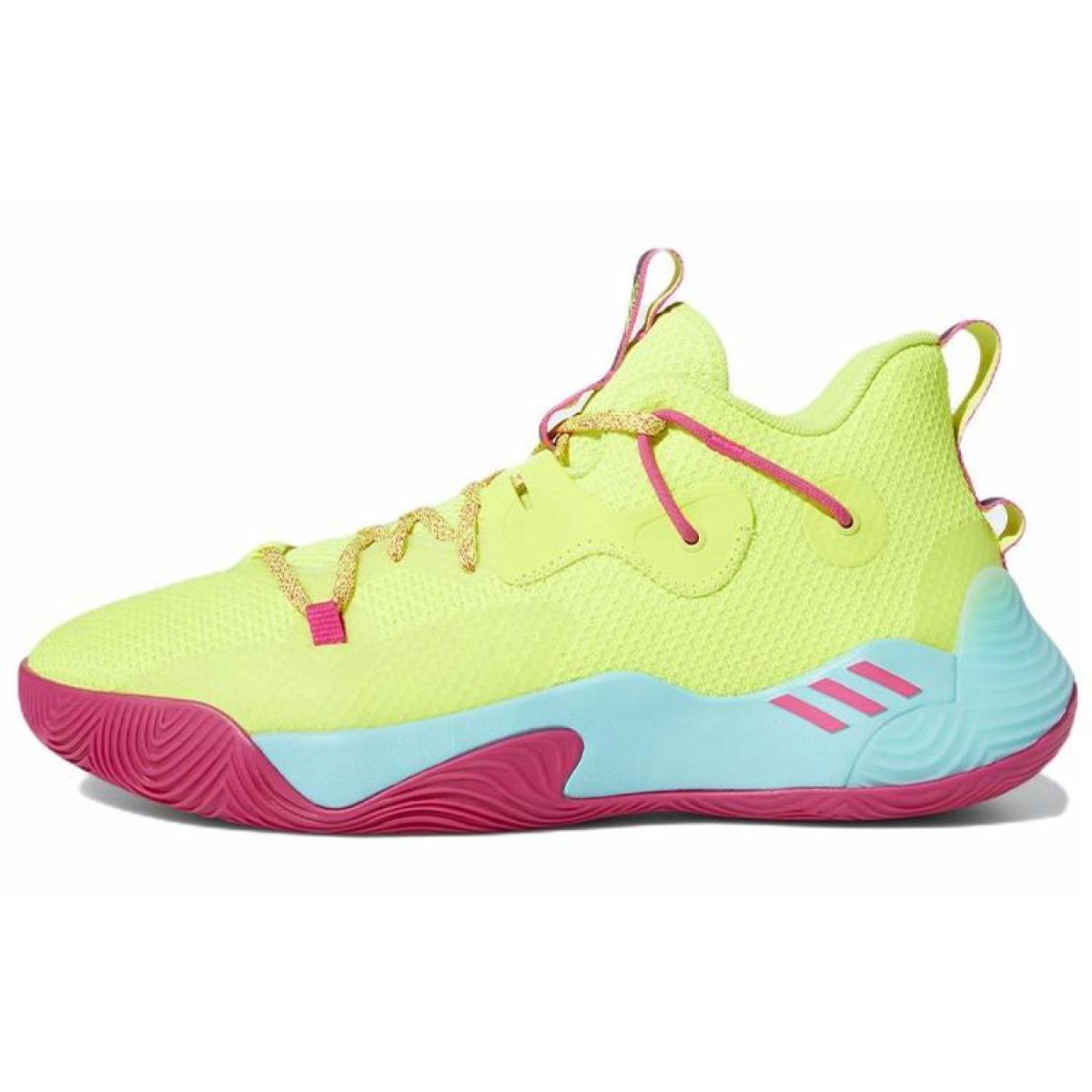 Мужские кроссовки Adidas Harden Stepback 3 Yellow/Pink