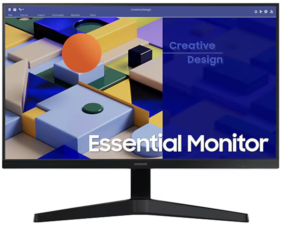 27" Монитор Samsung S27C390EA, 1920x1080, 75 Гц, IPS, Black