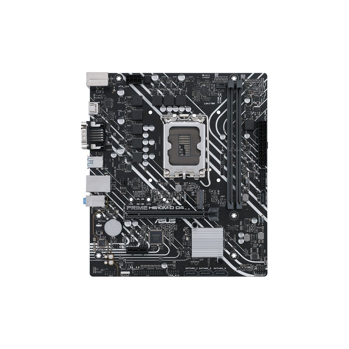 Материнская плата ASUS PRIME H610M-D ,LGA 1700 ,DDR4 ,mATX