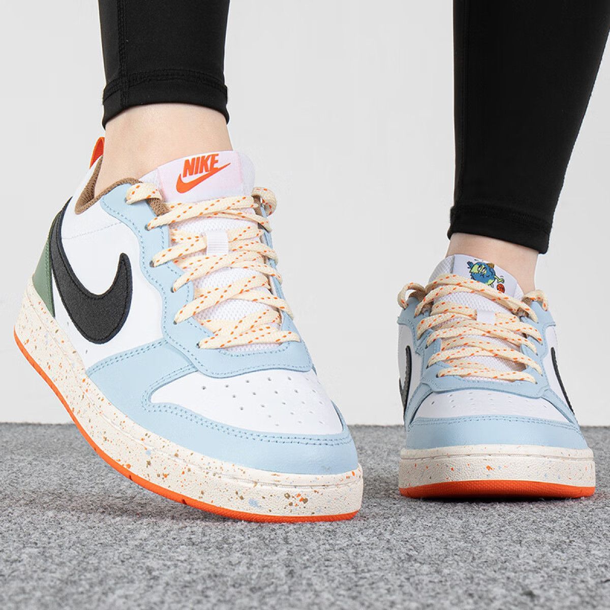 Подростковые кроссовки Nike Court Borough 2 Low White Alabaster GS